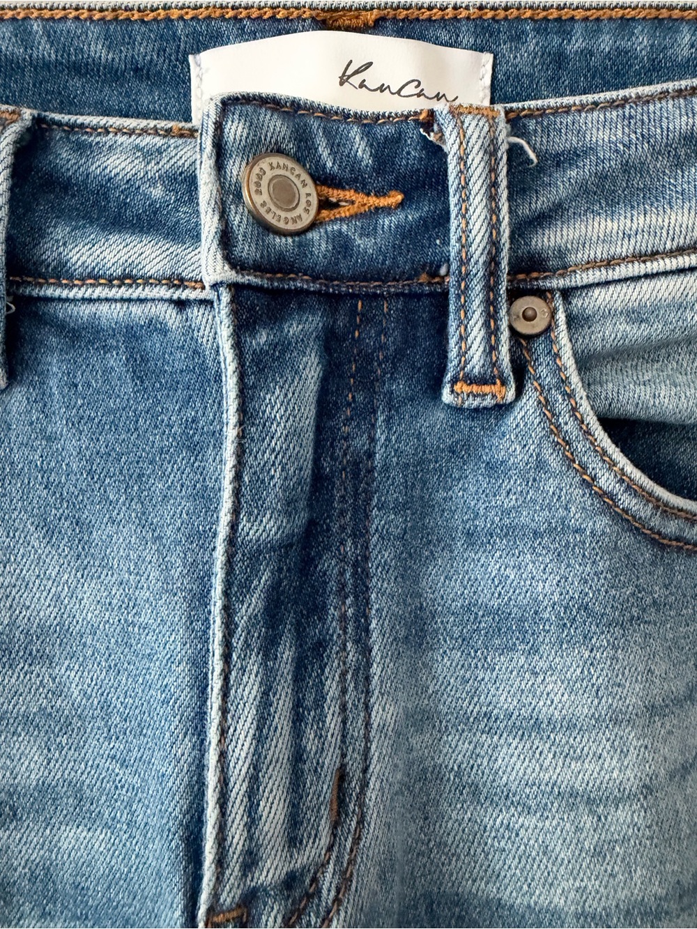 KanCan Dalton Mid-Rise Fringe Ankle Skinny Jeans - Picture 4 of 8